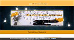 Desktop Screenshot of electricidadledesma.com